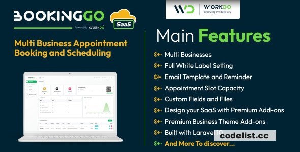 BookingGo SaaS v2.4 - Multi Business Appointment Booking and Scheduling - nulled