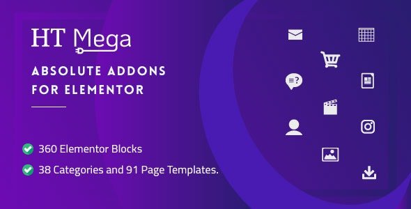 HT Mega Pro v2.0.9 – Absolute Addons for Elementor Page Builder