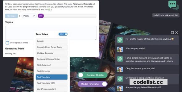 AI Engine Pro v2.9.8 - ChatGPT Chatbot, GPT Content Generator, Custom Playground & Features