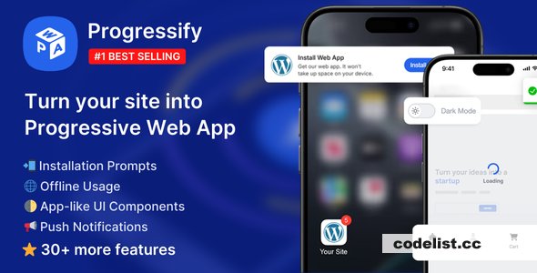 Progressify v1.3.6 - Progressive Web App (PWA) for WordPress
