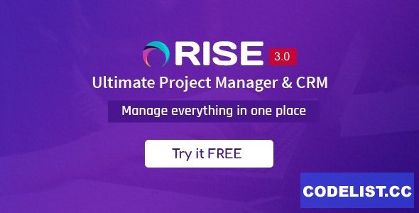RISE v3.7.1 - Ultimate Project Manager & CRM - nulled