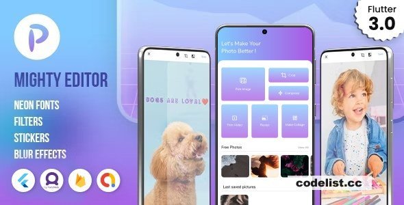 MightyEditor v1.0 - Flutter Photo Editor / College App