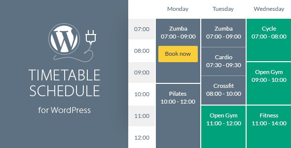 Timetable Responsive Schedule v6.2