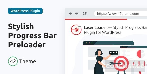 Laser Loader v1.0.2 - Stylish Progress Bar Preloader