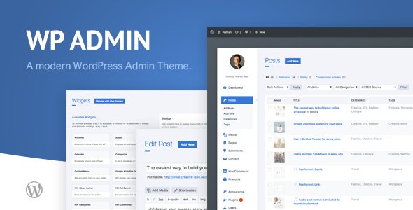 wphave Admin v2.2 - A clean and modern WordPress Admin Theme