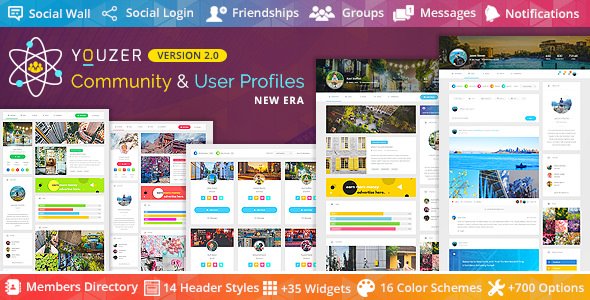 Youzer v2.4.9 + Addons Pack