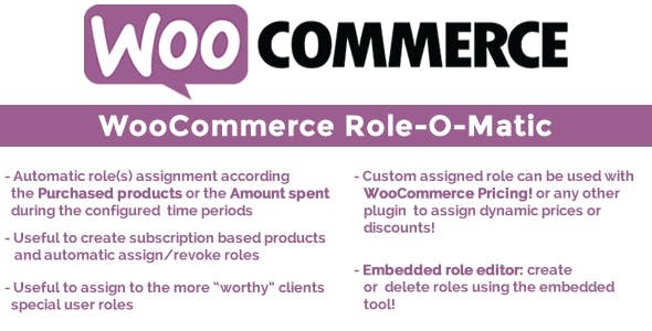 WooCommerce Role-O-Matic v8.0