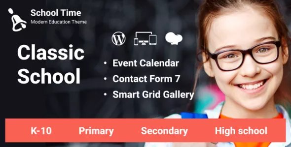 School Time - Modern Education WordPress Theme v2.4.1