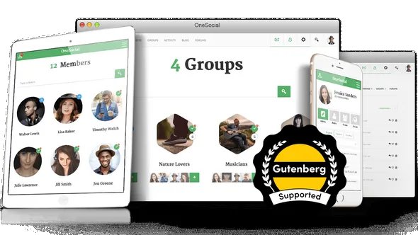 OneSocial - Premium Responsive WordPress / BuddyPress Theme v1.5.3