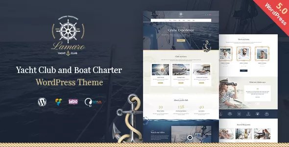 Lamaro - Yacht Club and Rental Boat Service WordPress Theme v1.2.3