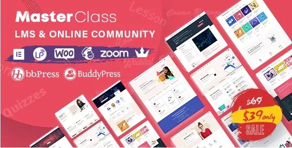 MasterClass - LMS & Education WordPress Theme v1.1.2