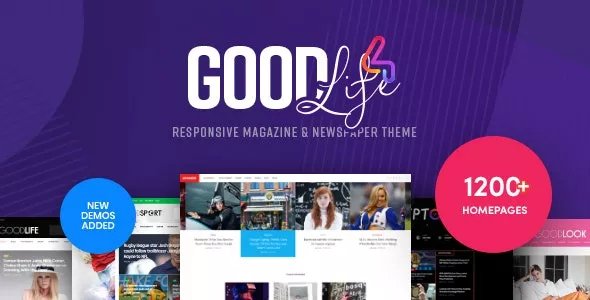 GoodLife - Magazine & Newspaper WordPress Theme v4.5.0