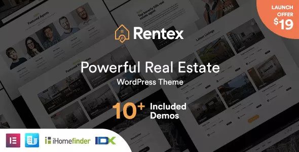 Rentex - Real Estate WordPress Theme v1.8.0