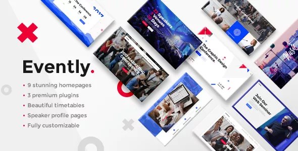 Evently - Conference &amp; Meetup WordPress Theme v1.9