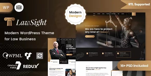 Lawsight - Law & Lawyer WordPress Theme v1.1.1