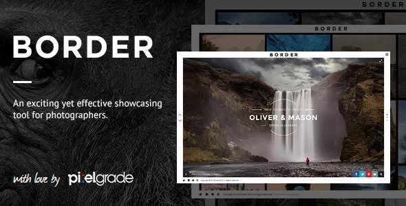 BORDER - A Delightful Photography WordPress Theme v1.9.3