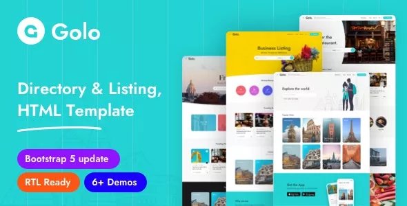 Golo - Directory Listing HTML Template v1.0.4