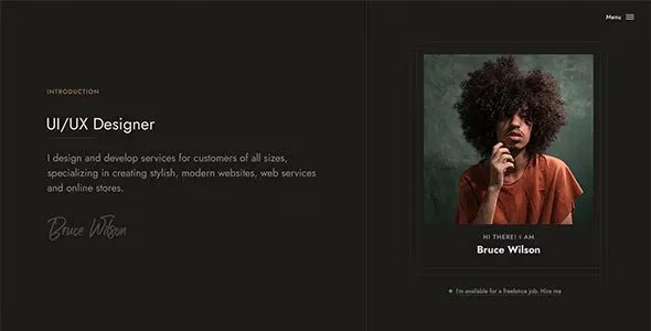 Resumo - Personal Portfolio Template