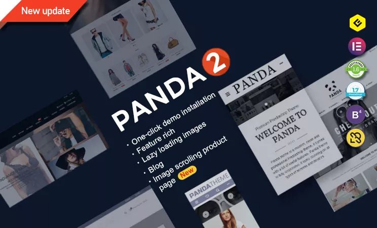 Panda PrestaShop Template - Creative Responsive PrestaShop Template v2.6.8