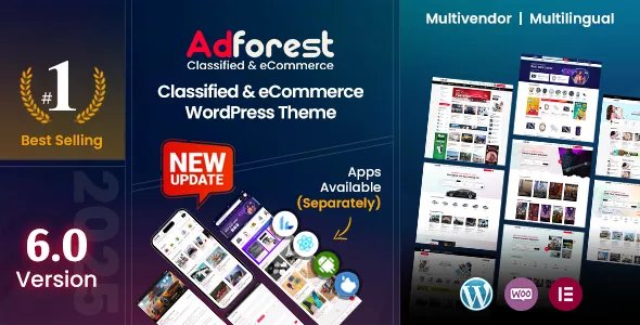 AdForest - Classified Ads WordPress Theme v6.0.8