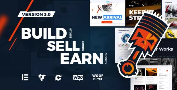 Motor - Cars, Parts, Service, Equipments and Accessories WooCommerce Store v3.1.0
