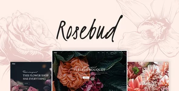 Rosebud - Flower Shop and Florist WordPress Theme v1.5