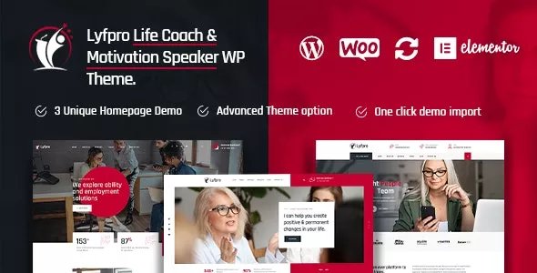 Lyfpro v1.2 - Life Coach WordPress Theme