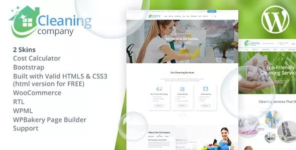 Cleaning Services - Cleaning Services WordPress Theme + RTL v2.2