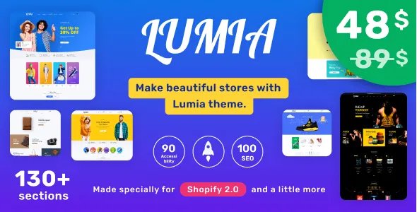 Lumia v5.0 - Multipurpose Shopify Theme OS 2.0 - Multilanguage - RTL Support