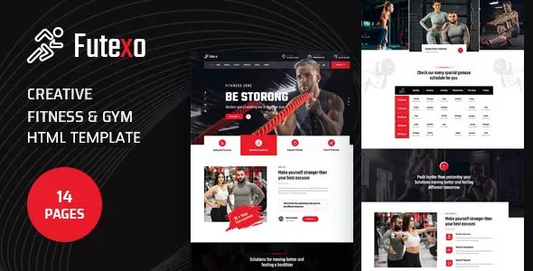 Futexo - Fitness &amp; Gym HTML Template