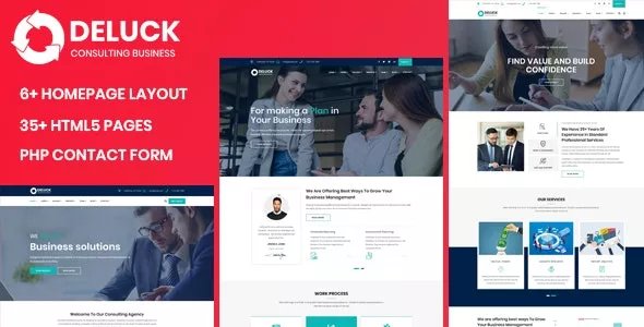 Deluck - Multipurpose Business Agency &amp; Corporate Template