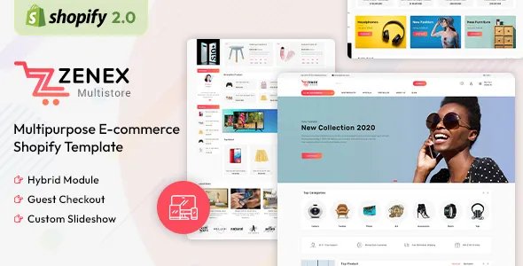 Zenex - Multipurpose E-commerce Shopify 2.0 Template v5.1.0