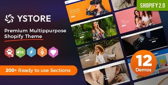 YStore - Multipurpose Fashion Shopify Theme OS 2.0 v1.2.2