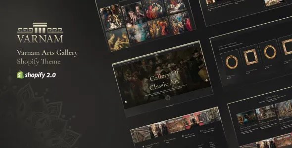 Varnam - Art eCommerce &amp; Arts Store Shopify Theme