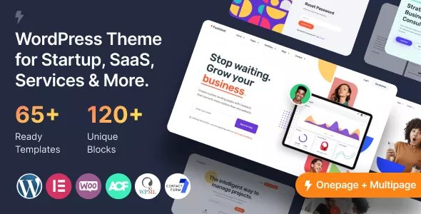Fastland - Startup &amp; SaaS WordPress Theme v1.1.7