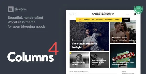 Columns - Impressive Magazine and Blog WordPress Theme v4.1