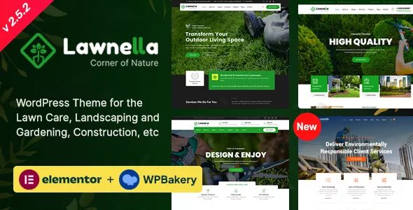 Lawnella - Gardening & Landscaping WordPress Theme v1.6