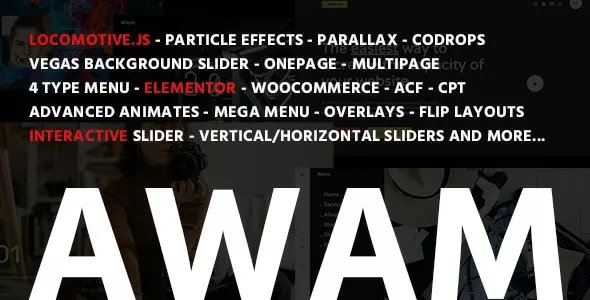 Awam - Agency Portfolio WordPress Theme v1.0.9
