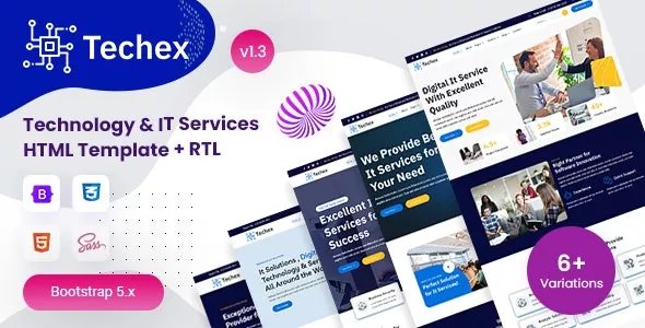 Techex - Technology & IT Services HTML Template v1.3