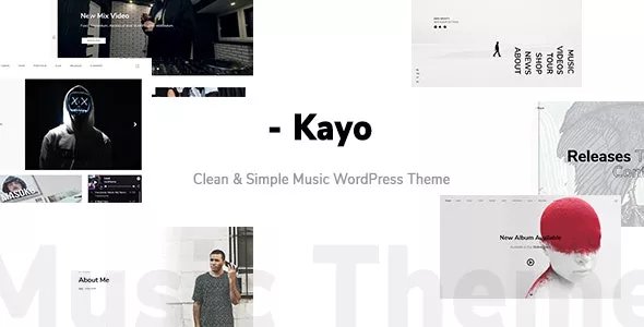 Kayo - Clean and Simple Music WordPress Theme v1.4.0