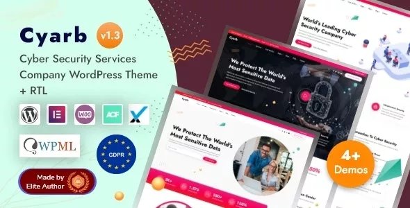 Cyarb - Cyber Security Services Company WordPress Theme v1.3