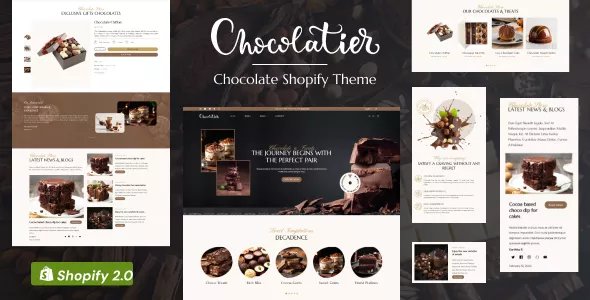 Chocolatier - Chocolate Shop Shopify Theme