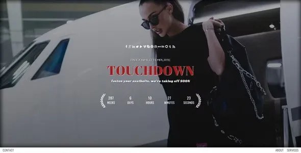 Touchdown - Responsive Coming Soon Page v1.4