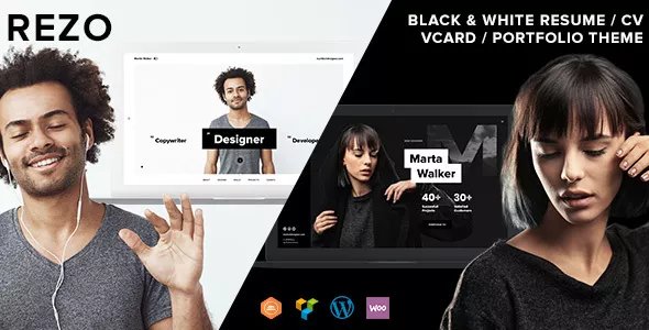 Rezo - Resume, vCard, CV WordPress v1.0.2