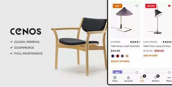 Cenos - Modern Furniture WooCommerce Theme v1.1.5