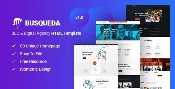 Busqueda - SEO & Digital Agency HTML Template v1.0