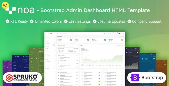 NOA - Bootstrap 5 Admin &amp; Dashboard Template v1.0
