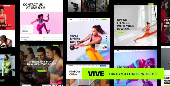 Vive - Fitness Gym WordPress v1.1