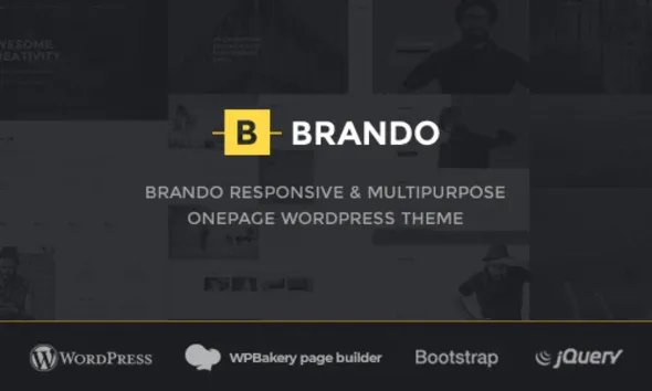 Brando Responsive and Multipurpose OnePage WordPress Theme v3.2