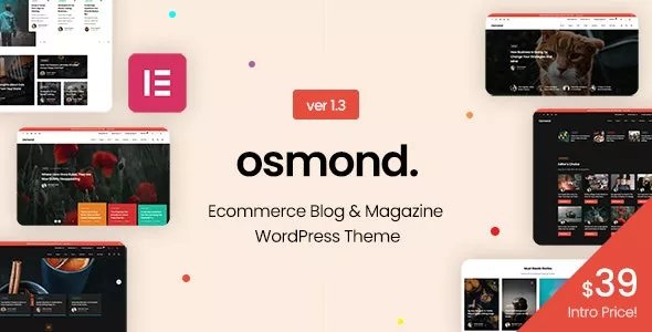 Osmond - Ecommerce Magazine WordPress Theme v1.3